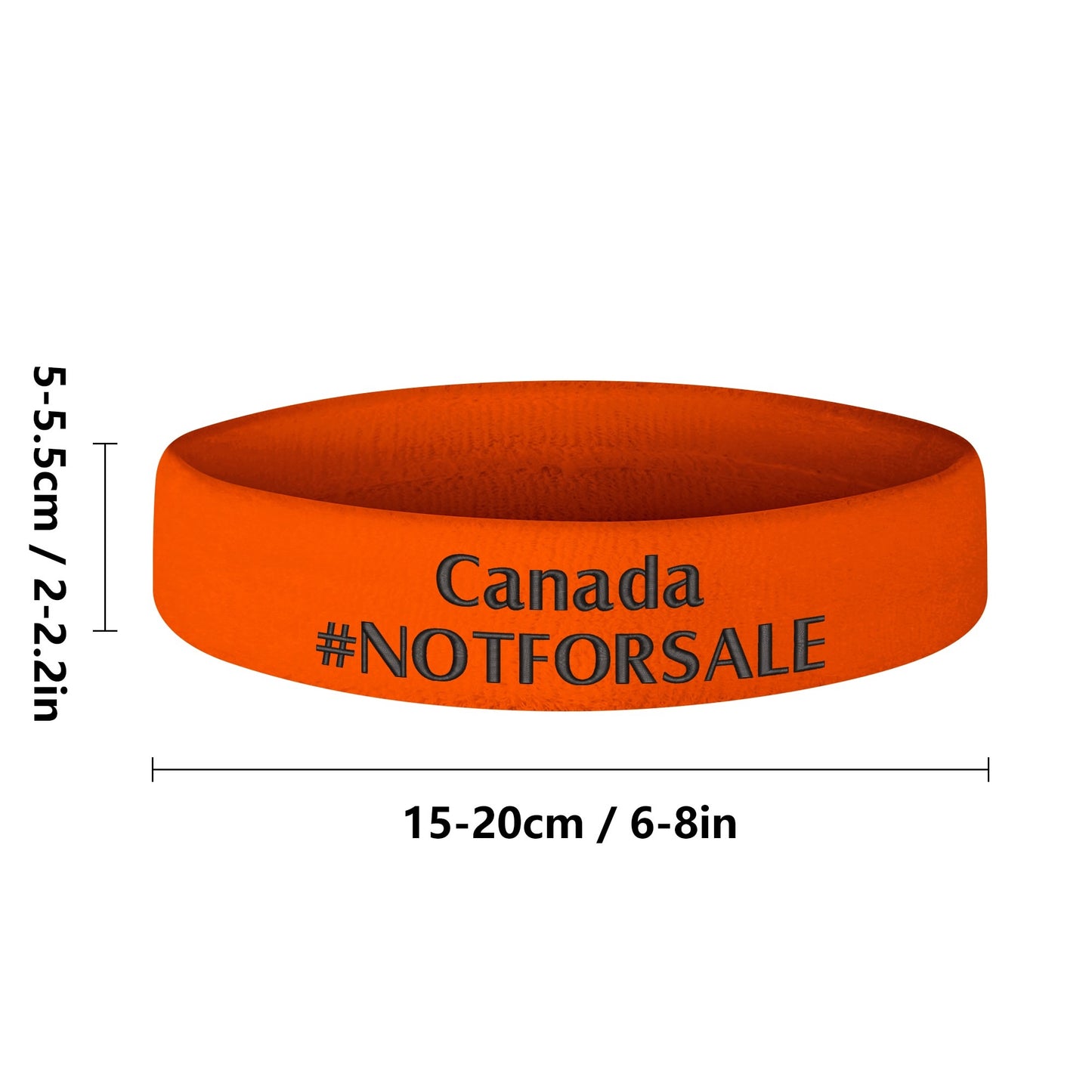 Canada #NOTFORSALE Embroidered Headband – Stylish, Comfortable, and Functional