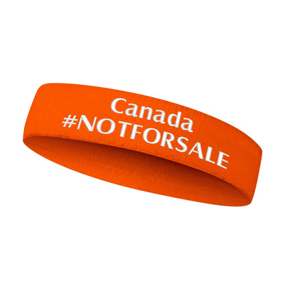 Canada #NOTFORSALE Embroidered Headband – Stylish, Comfortable, and Functional