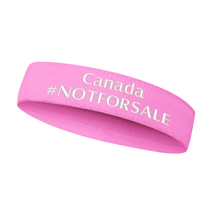 Canada #NOTFORSALE Embroidered Headband – Stylish, Comfortable, and Functional