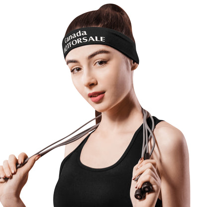 Canada #NOTFORSALE Embroidered Headband – Stylish, Comfortable, and Functional