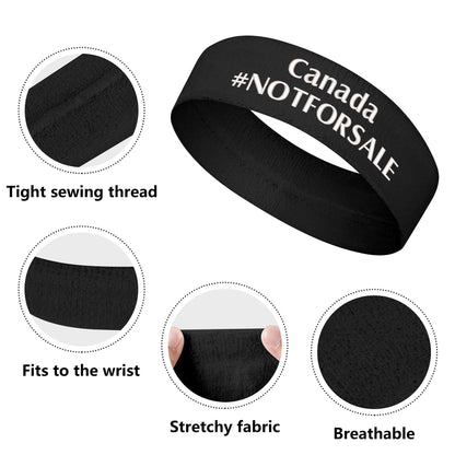 Canada #NOTFORSALE Embroidered Headband – Stylish, Comfortable, and Functional