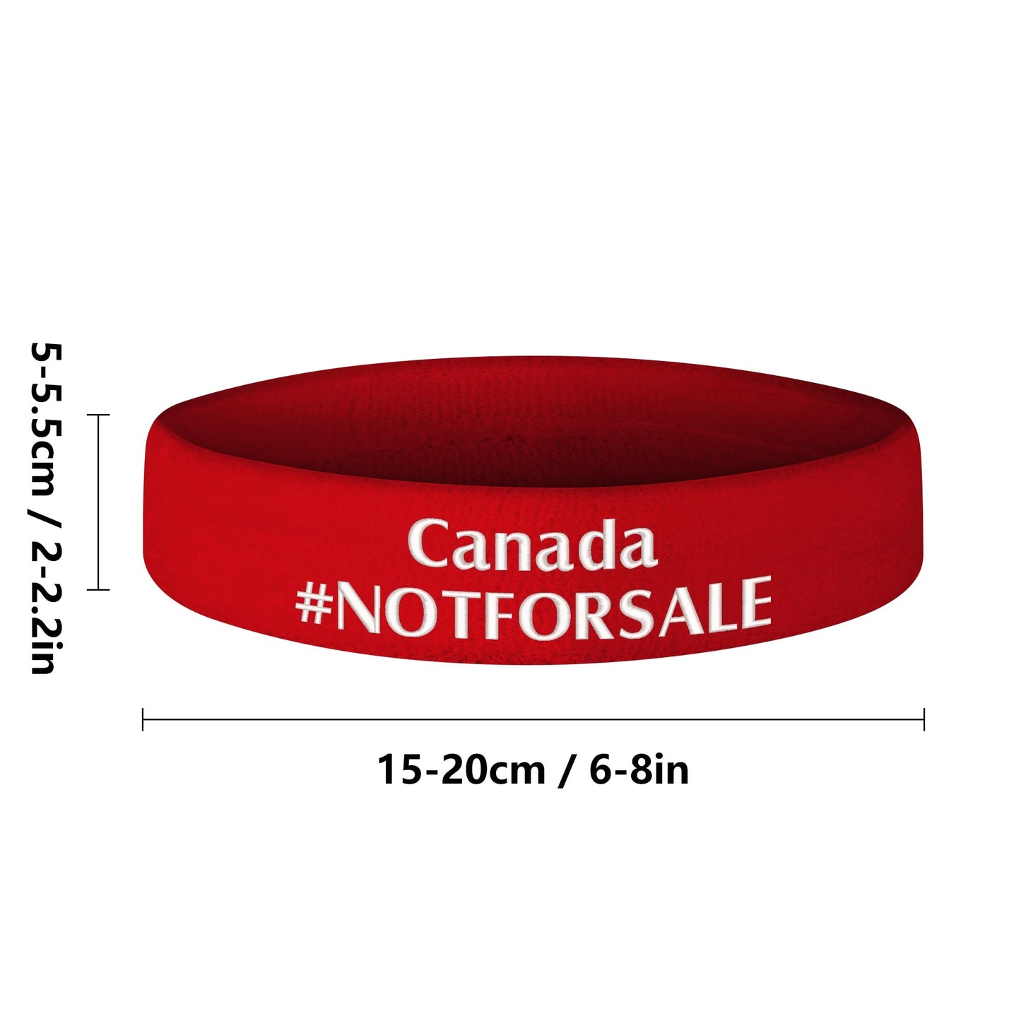 Canada #NOTFORSALE Embroidered Headband – Stylish, Comfortable, and Functional