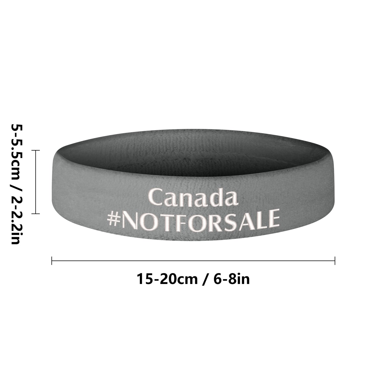 Canada #NOTFORSALE Embroidered Headband – Stylish, Comfortable, and Functional