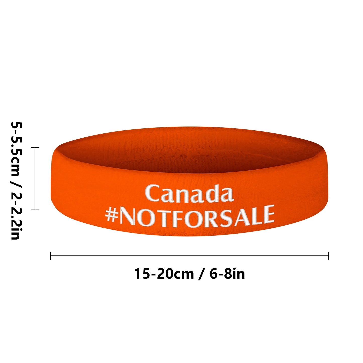 Canada #NOTFORSALE Embroidered Headband – Stylish, Comfortable, and Functional