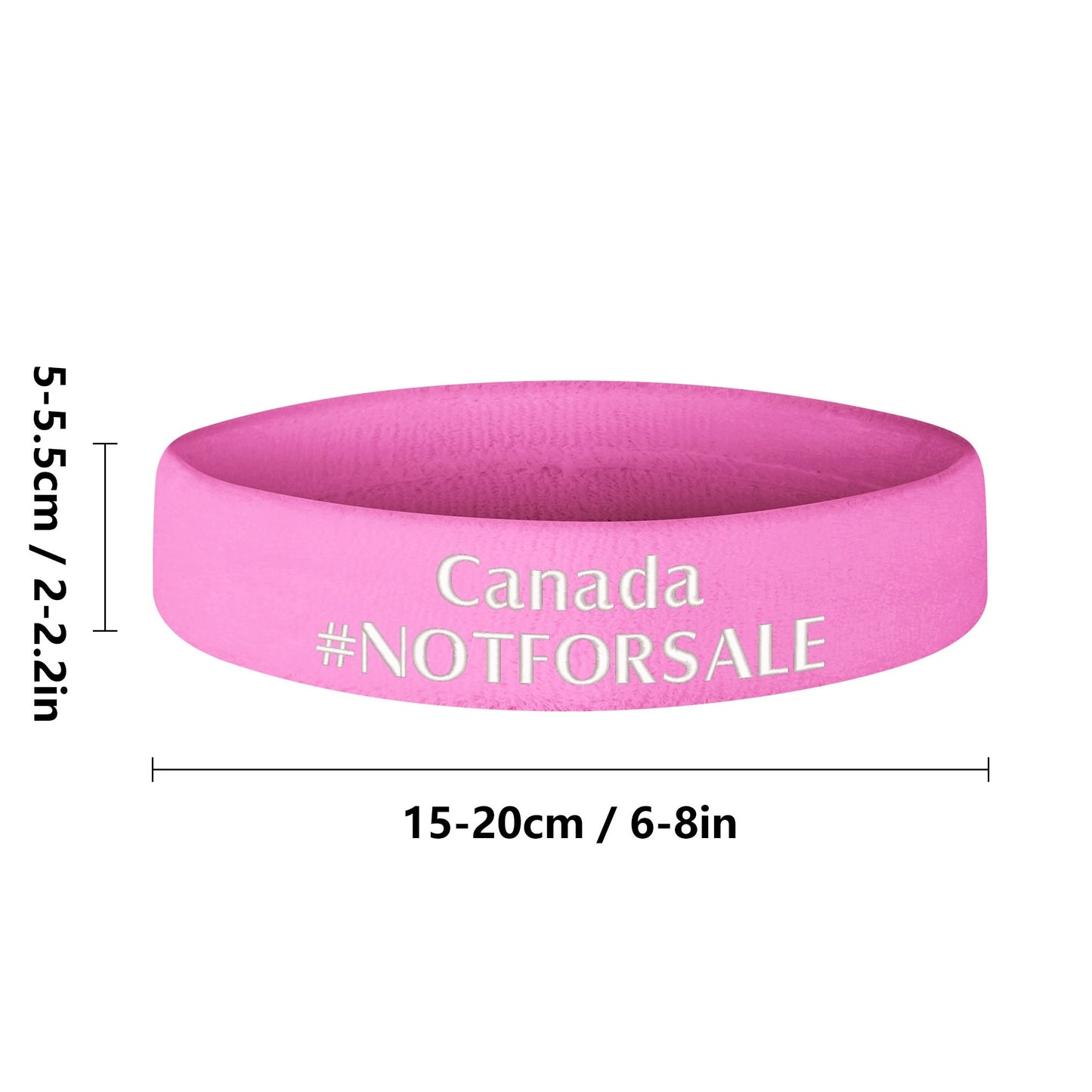 Canada #NOTFORSALE Embroidered Headband – Stylish, Comfortable, and Functional