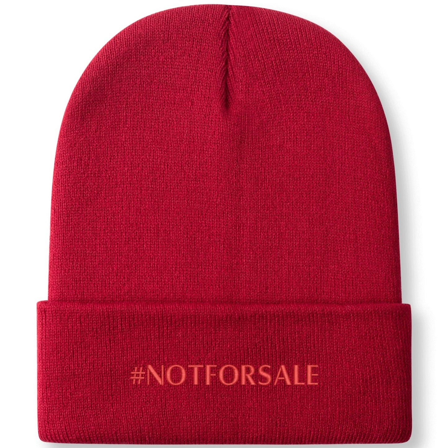 Canada is #NOTFORSALE - Retro Gradient Embroidered Knit Beanie – Stylish and Warm Winter Toque