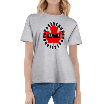 Canada n'est #PASÀVENDRE - T-shirt 100 % coton doux pour femmes