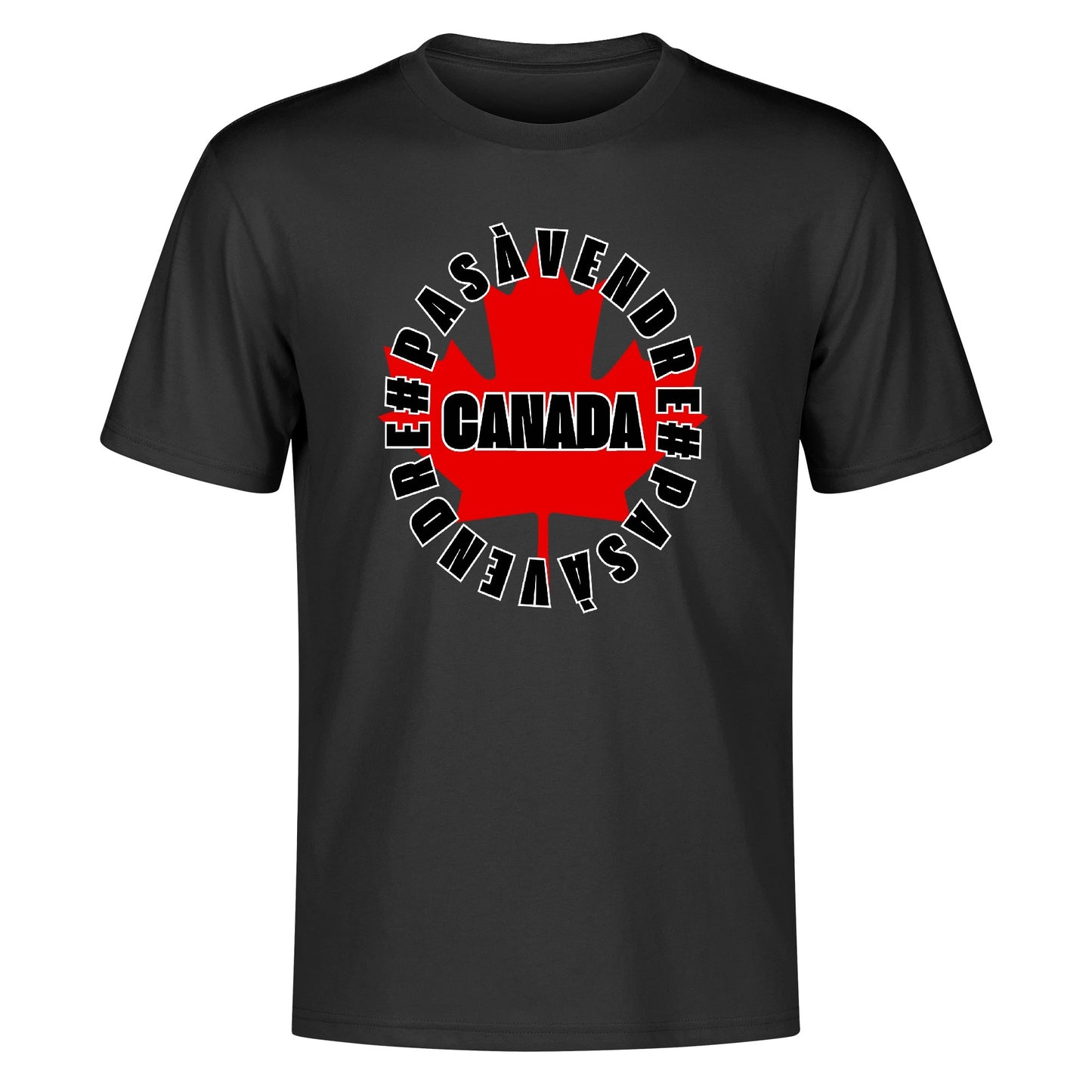 Canada n'est #PASÀVENDRE - T-shirt 100 % coton doux pour hommes