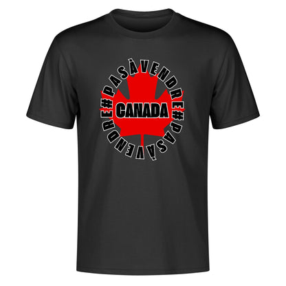 Canada n'est #PASÀVENDRE - T-shirt 100 % coton doux pour hommes