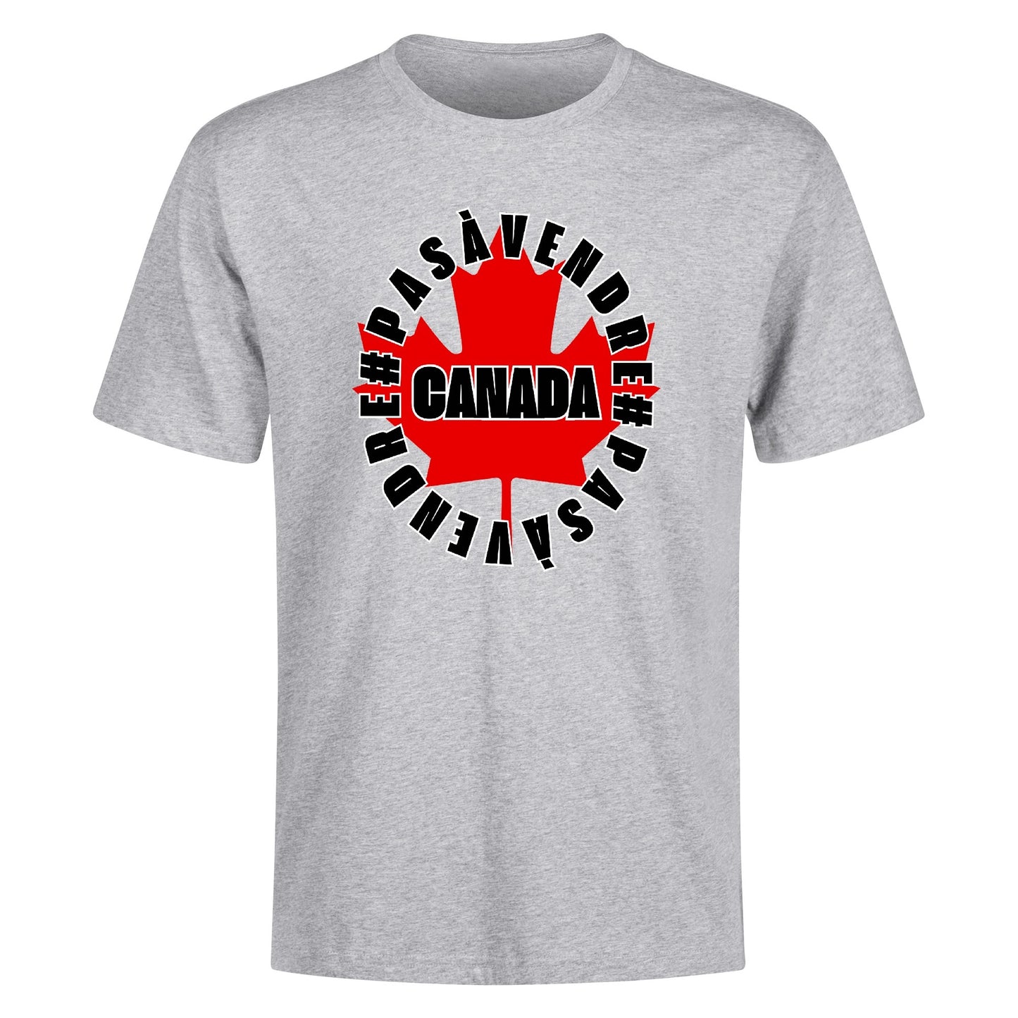 Canada n'est #PASÀVENDRE - T-shirt 100 % coton doux pour hommes