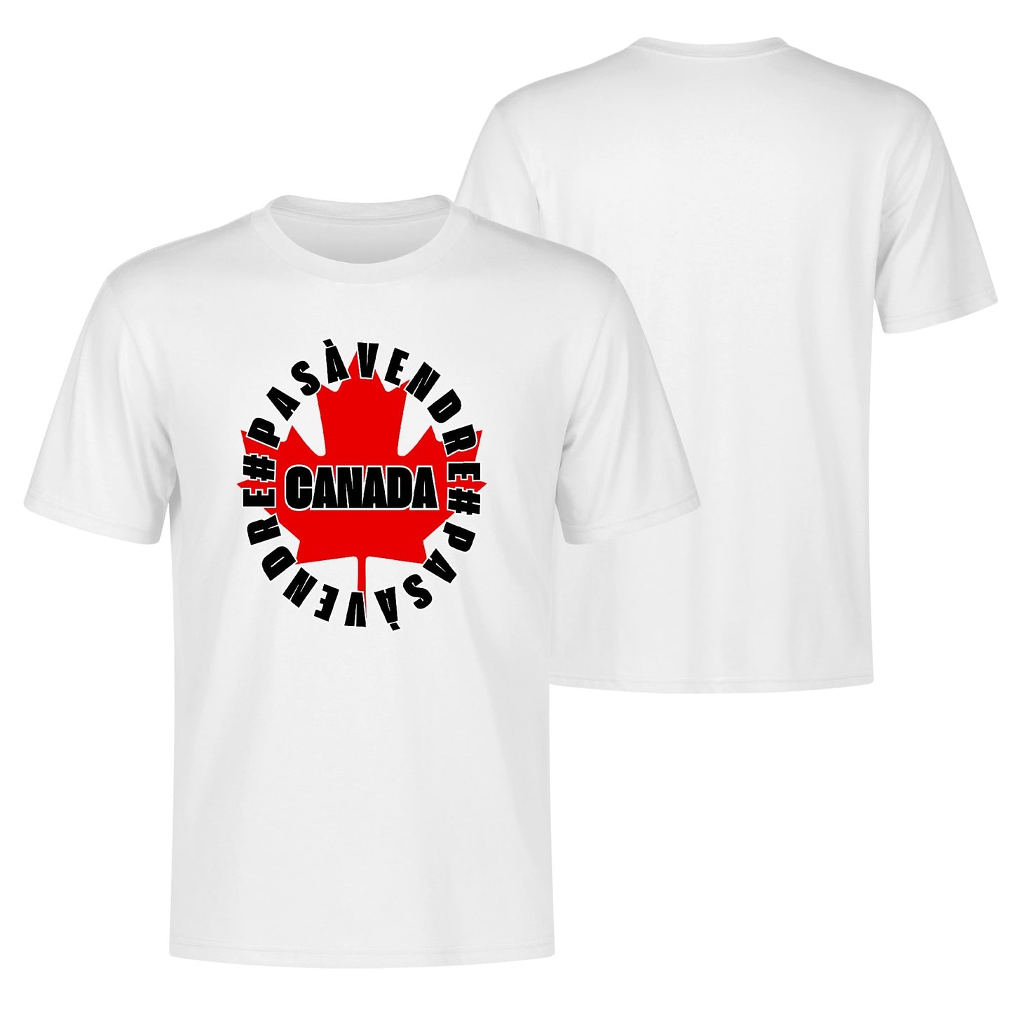 Canada n'est #PASÀVENDRE - T-shirt 100 % coton doux pour hommes