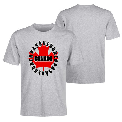 Canada n'est #PASÀVENDRE - T-shirt 100 % coton doux pour hommes