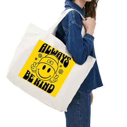 Retro Always Be Kind - 100% Cotton Tote Bag (Single-sided Print)