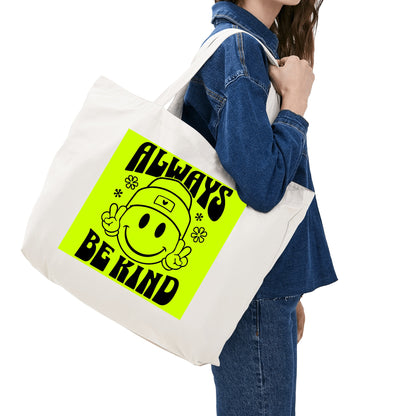 Retro Always Be Kind - 100% Cotton Tote Bag (Single-sided Print)