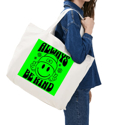 Retro Always Be Kind - 100% Cotton Tote Bag (Single-sided Print)