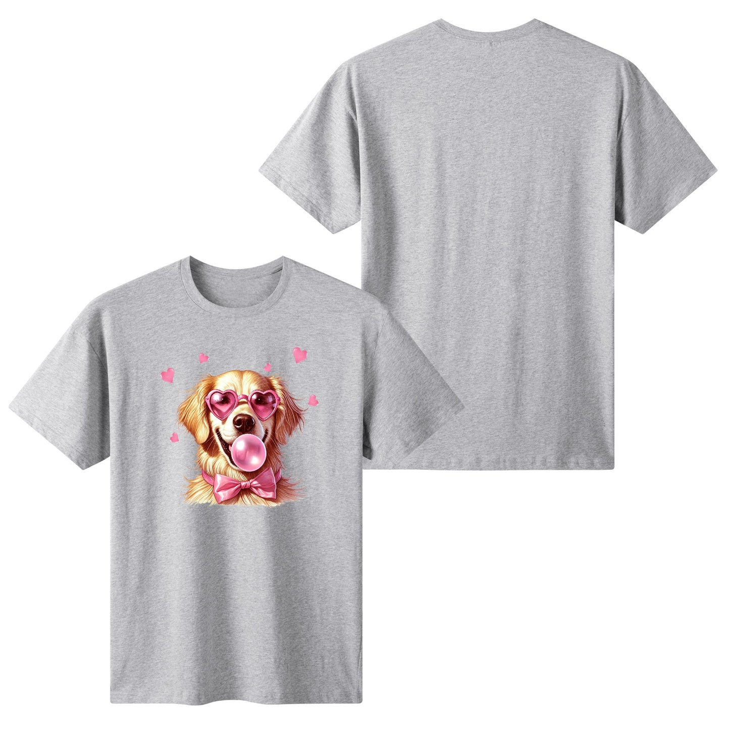 Valentines Day Pooches Part 2 - Womens 100% Soft Cotton Dog T-Shirt