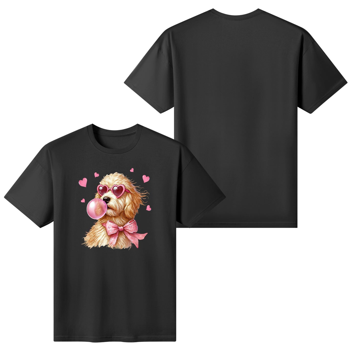 Valentines Day Pooches Part 2 - Womens 100% Soft Cotton Dog T-Shirt