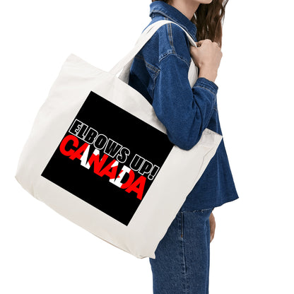 Elbows Up! - 100% Cotton Tote Bag (Single-sided Print)