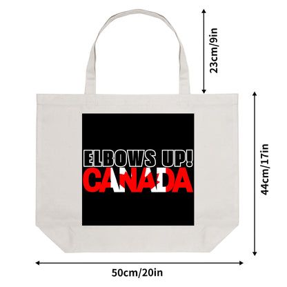 Elbows Up! - 100% Cotton Tote Bag (Single-sided Print)