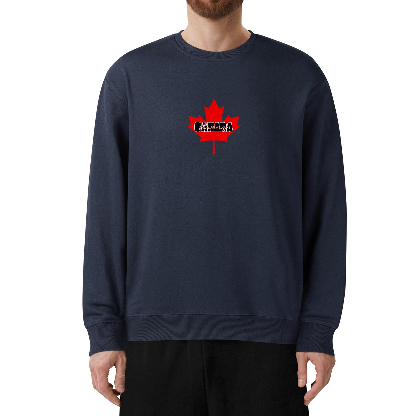 Elbows Up! Canada - Canada Strong - Front & Back Print Unisex 100% Soft Cotton Sweatshirt