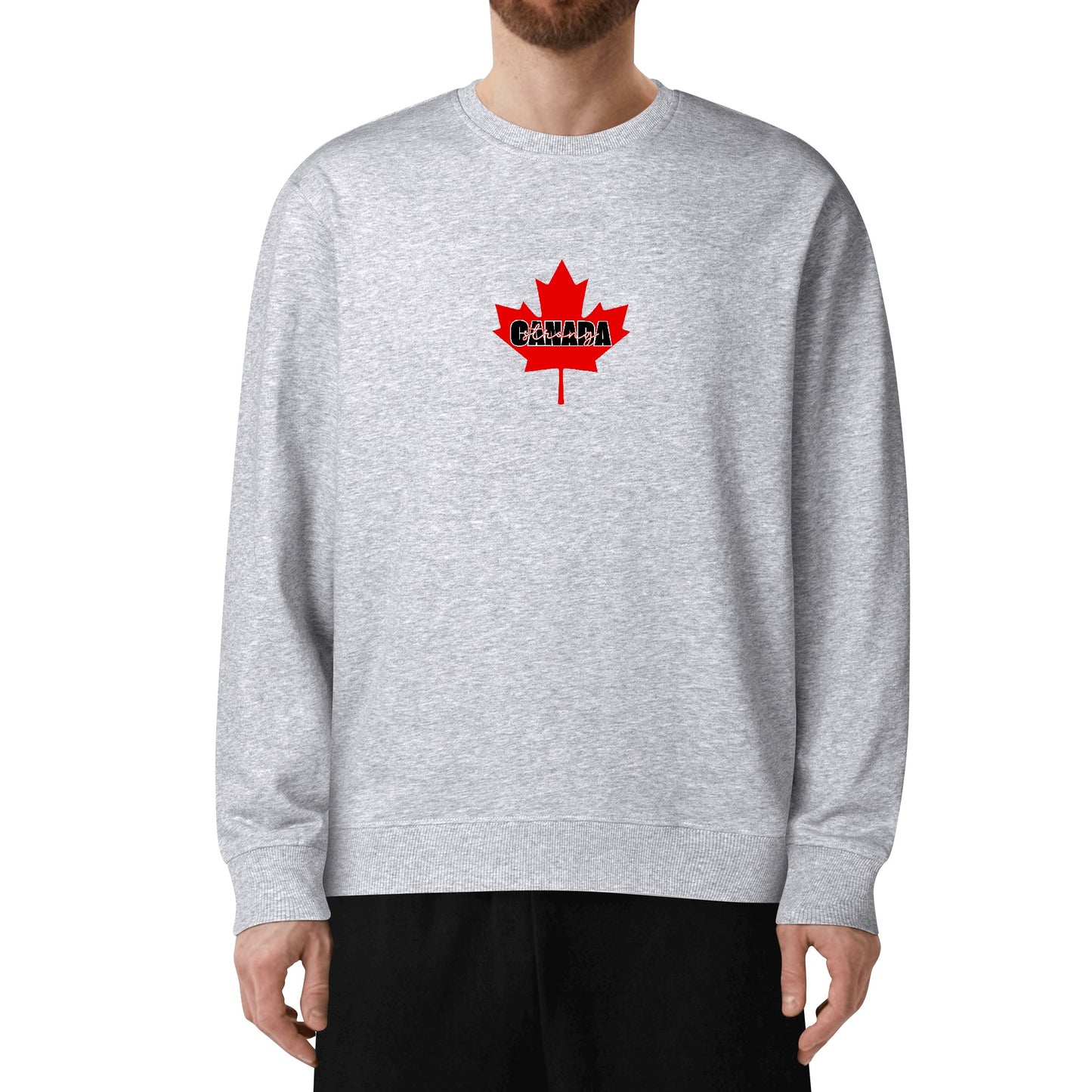 Elbows Up! Canada - Canada Strong - Front & Back Print Unisex 100% Soft Cotton Sweatshirt