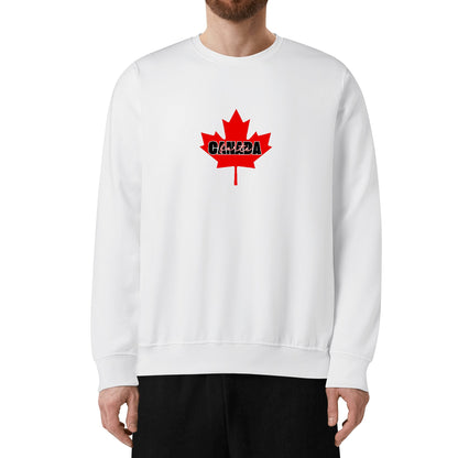 Mettre de l’épaule - Canada forte | Front & Back Print Unisex 100% Soft Cotton Sweatshirt