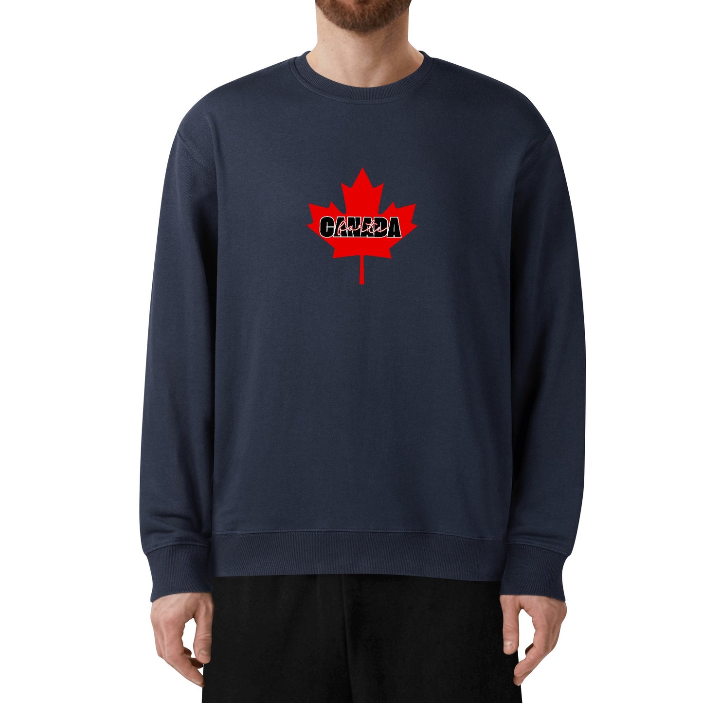 Mettre de l’épaule - Canada forte | Front & Back Print Unisex 100% Soft Cotton Sweatshirt