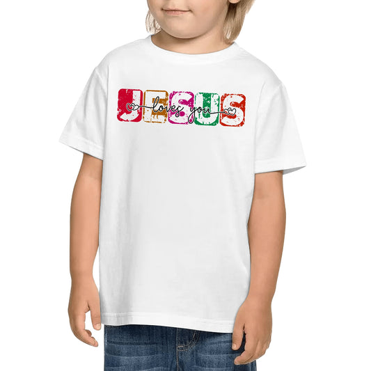 Jesus Loves You - Kids 100% Soft Cotton T-Shirt