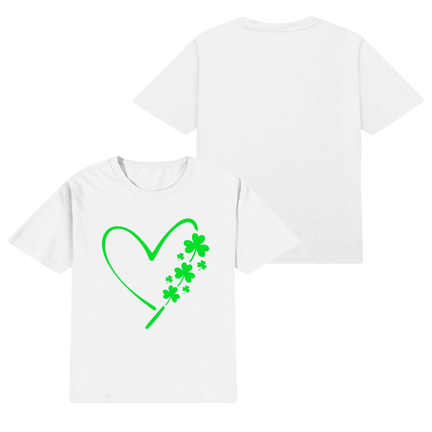 Irish Clover Love - Kids 100% Soft Cotton St. Patricks Day T-Shirt