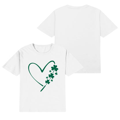 Irish Clover Love - Kids 100% Soft Cotton St. Patricks Day T-Shirt