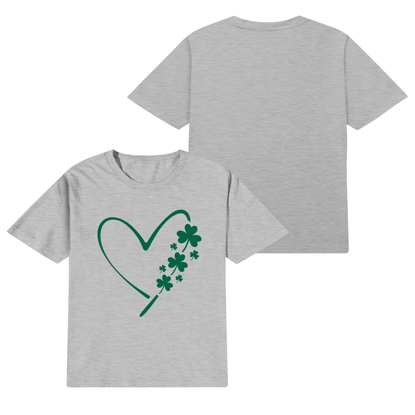 Irish Clover Love - Kids 100% Soft Cotton St. Patricks Day T-Shirt