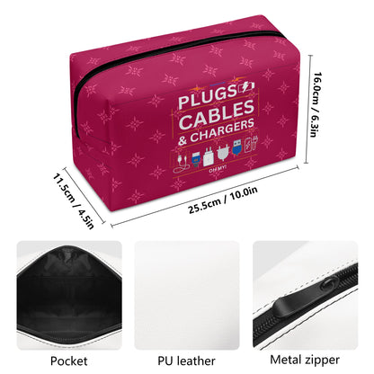 Plugs, Cables, & Chargers Oh My! - Tech Travel Organizer – Keep Cables, Chargers & Plugs Tangle-Free