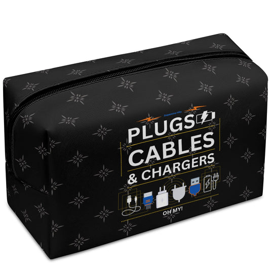 Plugs, Cables, & Chargers Oh My! - Tech Travel Organizer – Keep Cables, Chargers & Plugs Tangle-Free