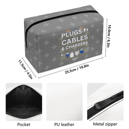 Plugs, Cables, & Chargers Oh My! - Tech Travel Organizer – Keep Cables, Chargers & Plugs Tangle-Free