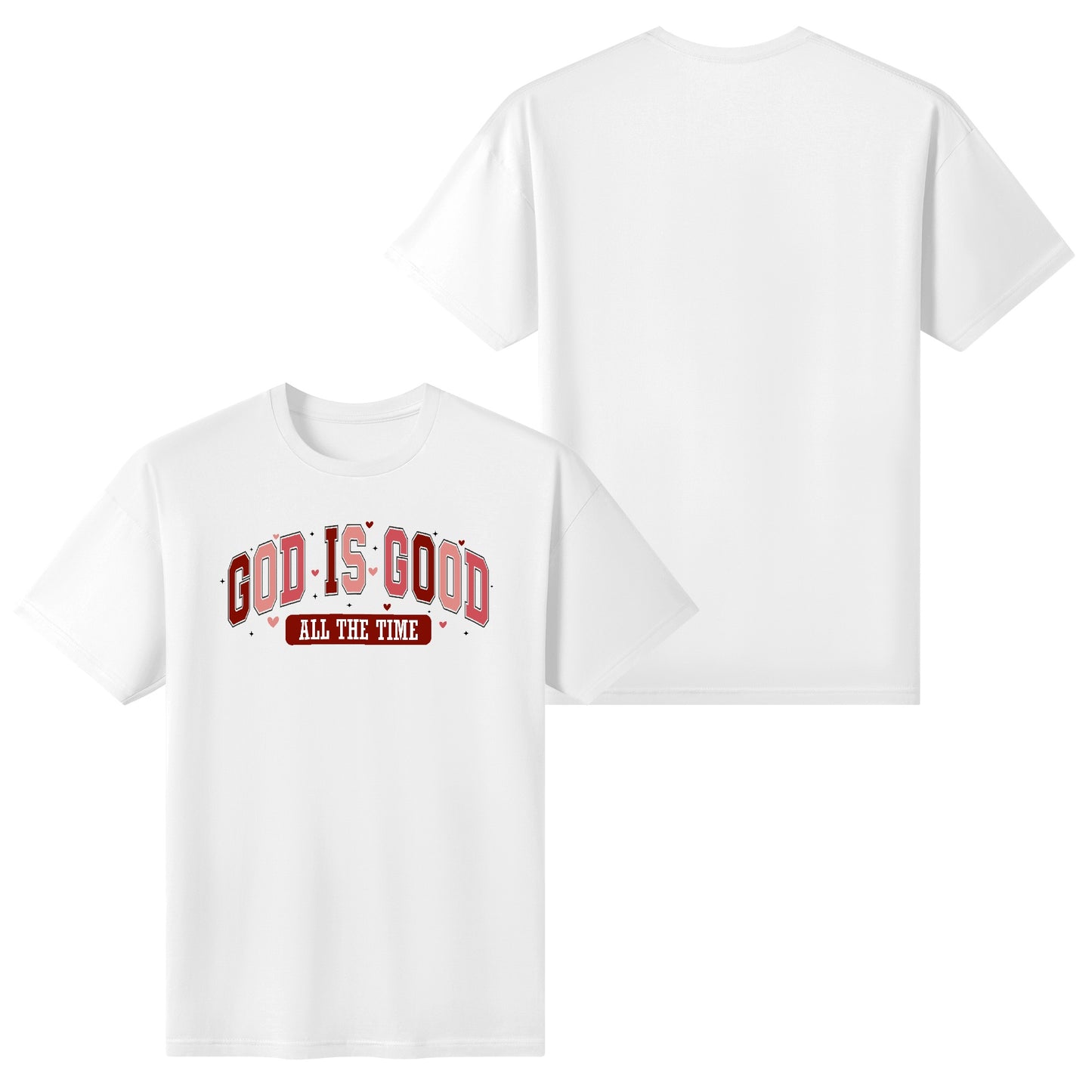 God Is Good All The Time | Womens 100% Soft Cotton T-Shirt