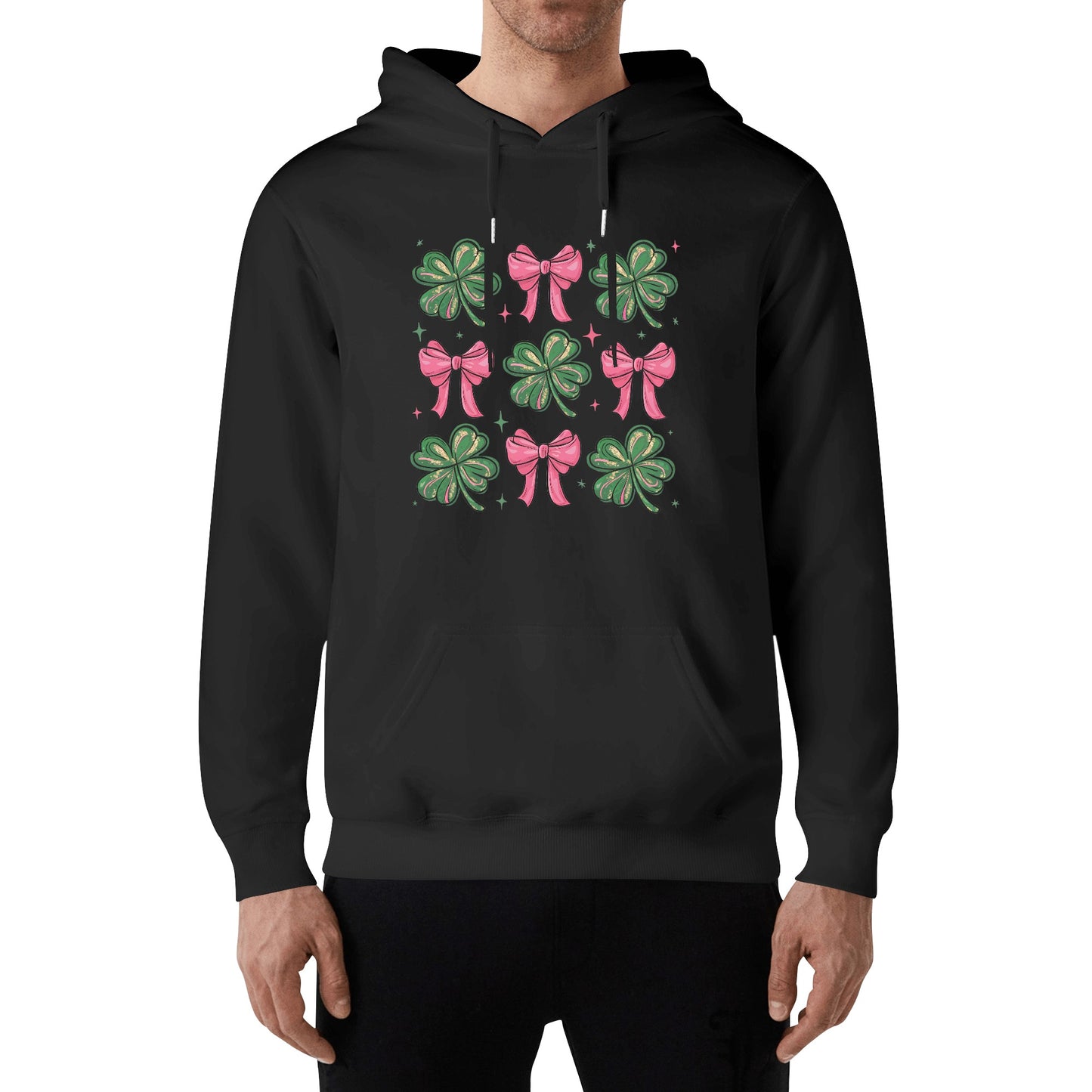 St. Patricks Day Coquette | Unisex 100% Soft Cotton Hoodie