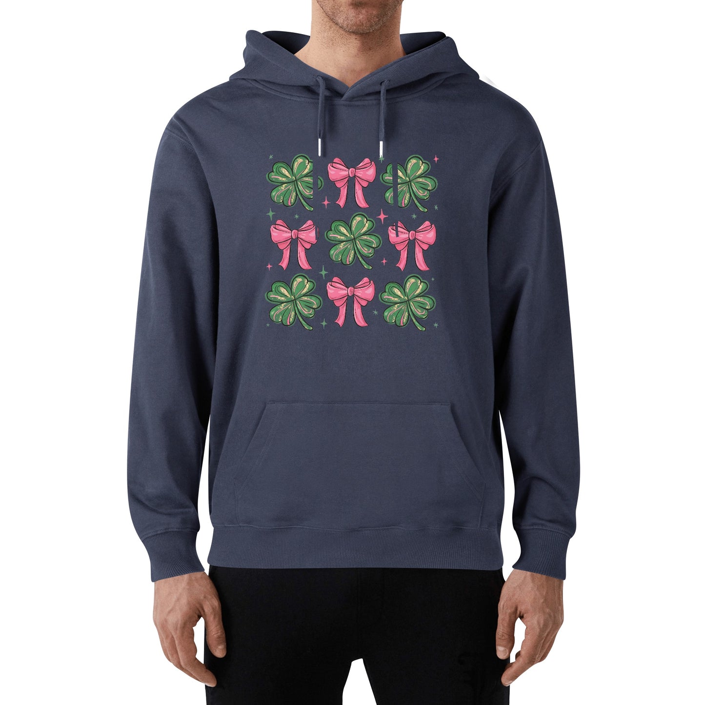 St. Patricks Day Coquette | Unisex 100% Soft Cotton Hoodie