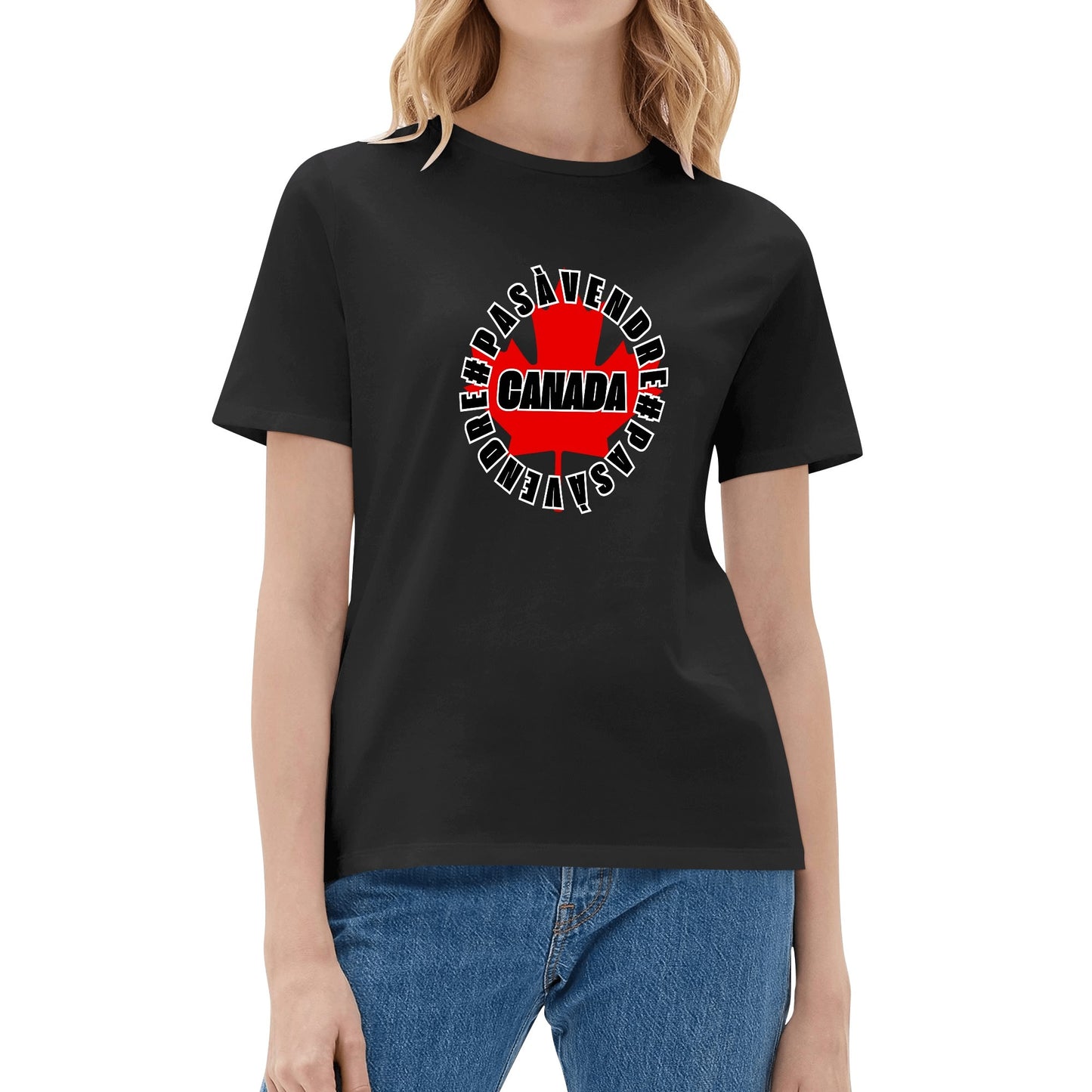 Canada n'est #PASÀVENDRE | T-shirt 100% coton doux pour femmes