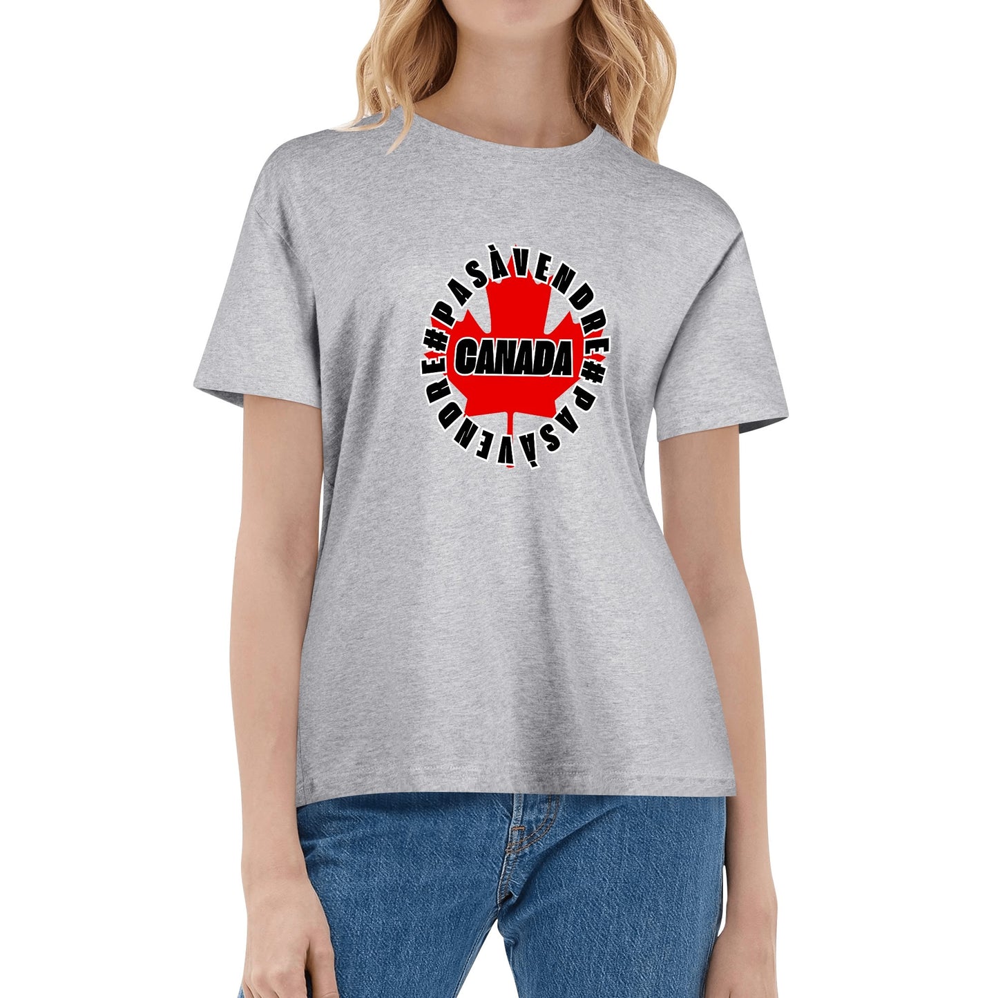 Canada n'est #PASÀVENDRE | T-shirt 100% coton doux pour femmes