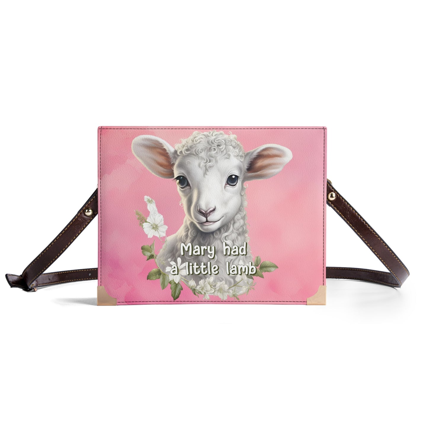 Mary Had A Little Lamb: His Name Is Jesus! | Crossbody Bible Bag - Hands-Free Book Carrier - The Original Love Letters