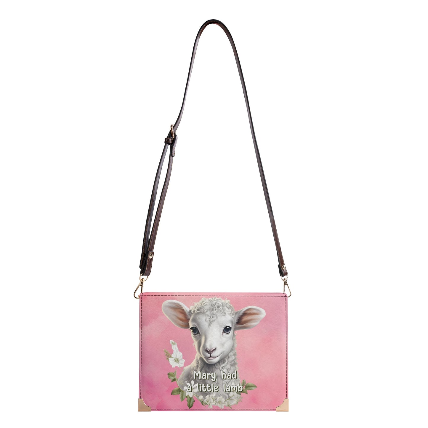 Mary Had A Little Lamb: His Name Is Jesus! | Crossbody Bible Bag - Hands-Free Book Carrier - The Original Love Letters