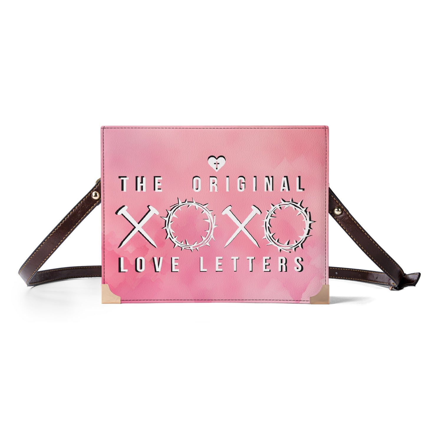 Mary Had A Little Lamb: His Name Is Jesus! | Crossbody Bible Bag - Hands-Free Book Carrier - The Original Love Letters