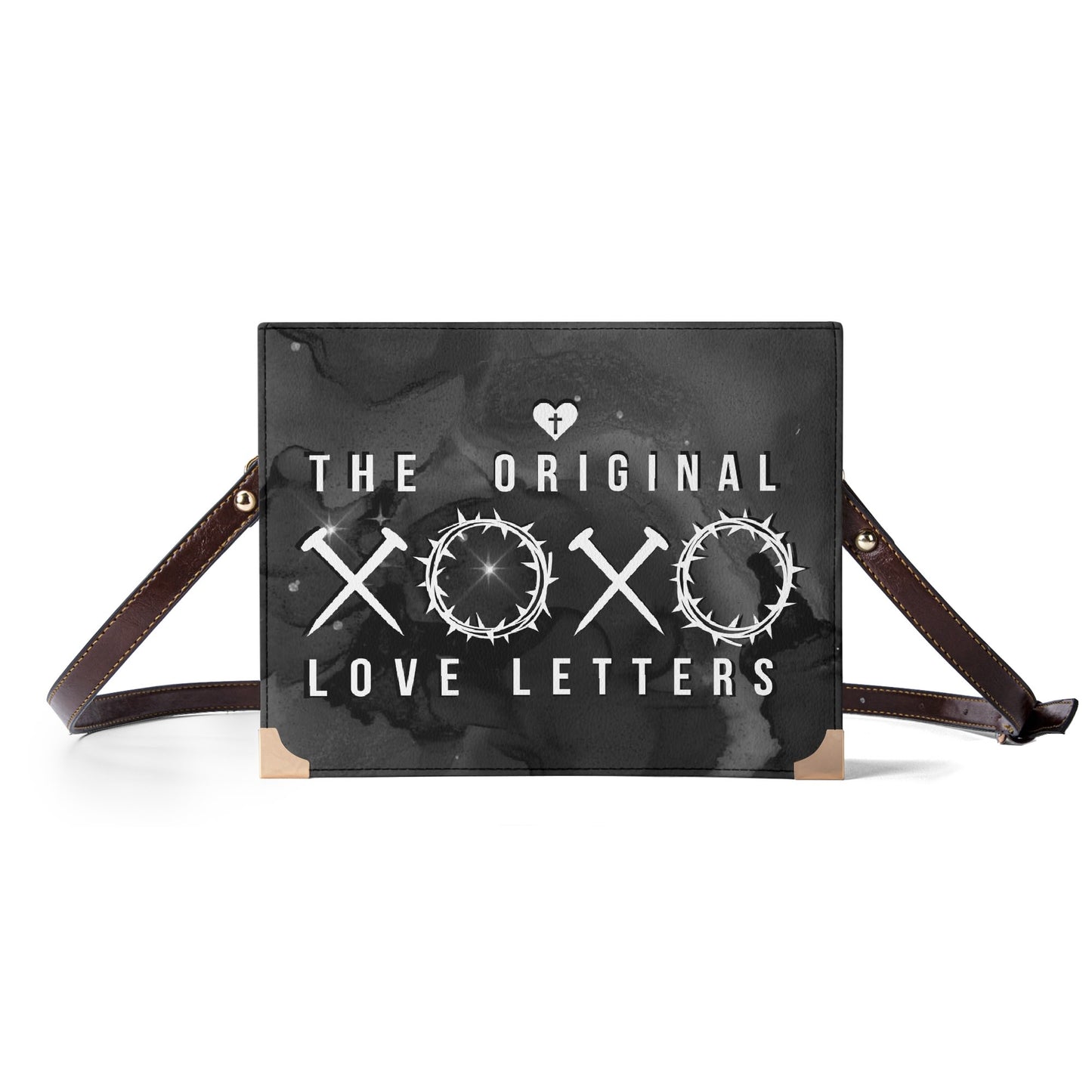 Mary Had A Little Lamb: His Name Is Jesus! | Crossbody Bible Bag - Hands-Free Book Carrier - The Original Love Letters