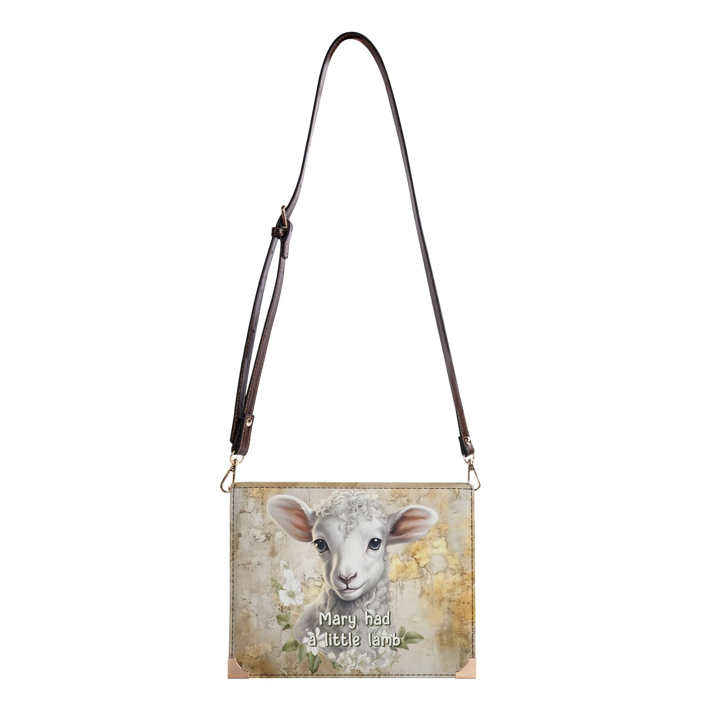 Mary Had A Little Lamb: His Name Is Jesus! | Crossbody Bible Bag - Hands-Free Book Carrier - The Original Love Letters