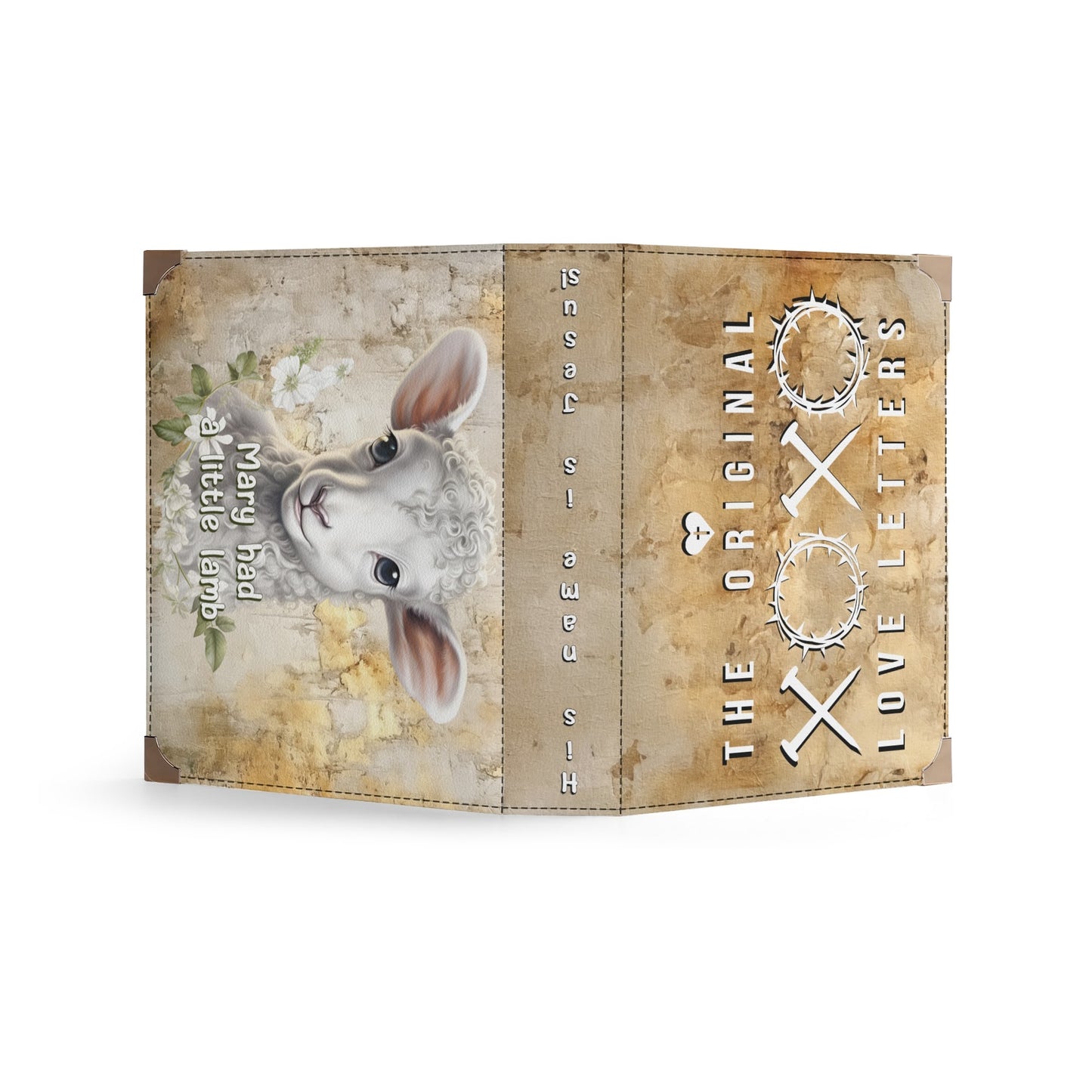 Mary Had A Little Lamb: His Name Is Jesus! | Crossbody Bible Bag - Hands-Free Book Carrier - The Original Love Letters