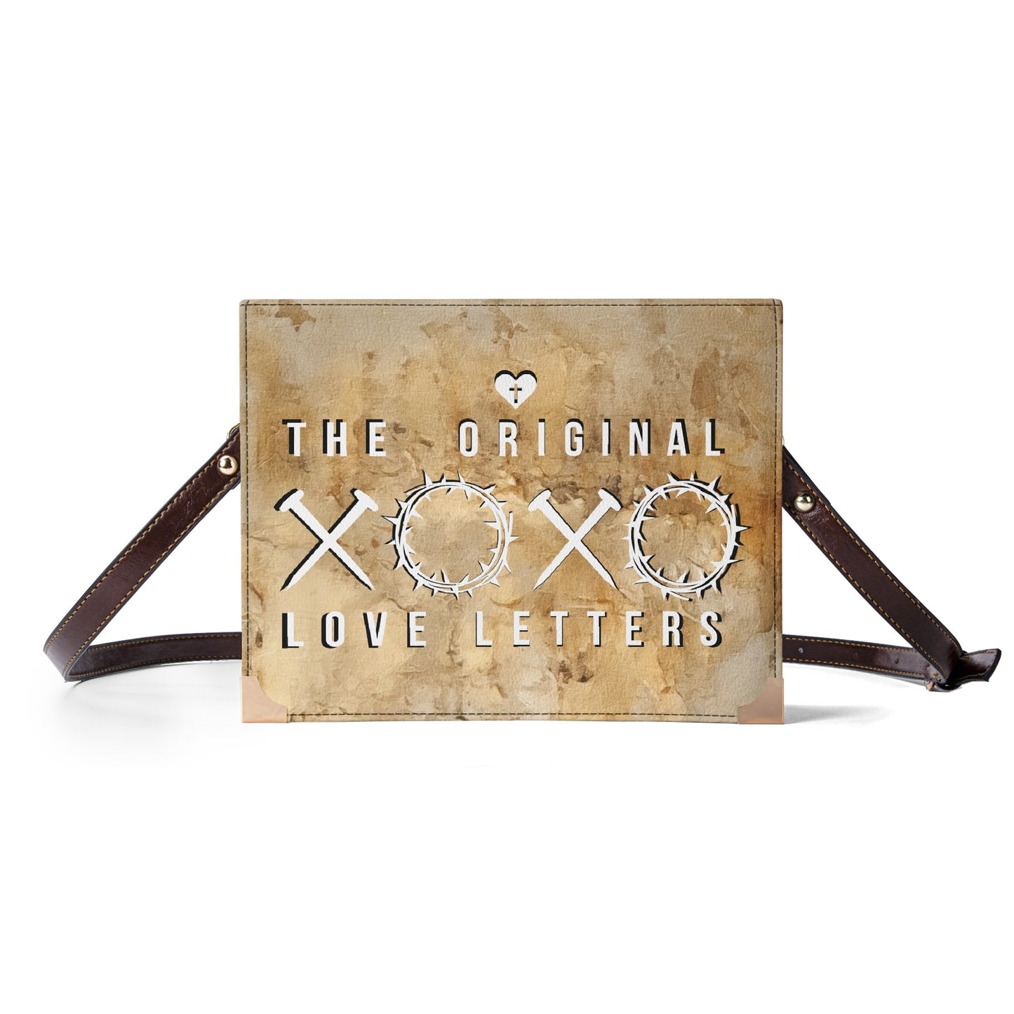 Mary Had A Little Lamb: His Name Is Jesus! | Crossbody Bible Bag - Hands-Free Book Carrier - The Original Love Letters