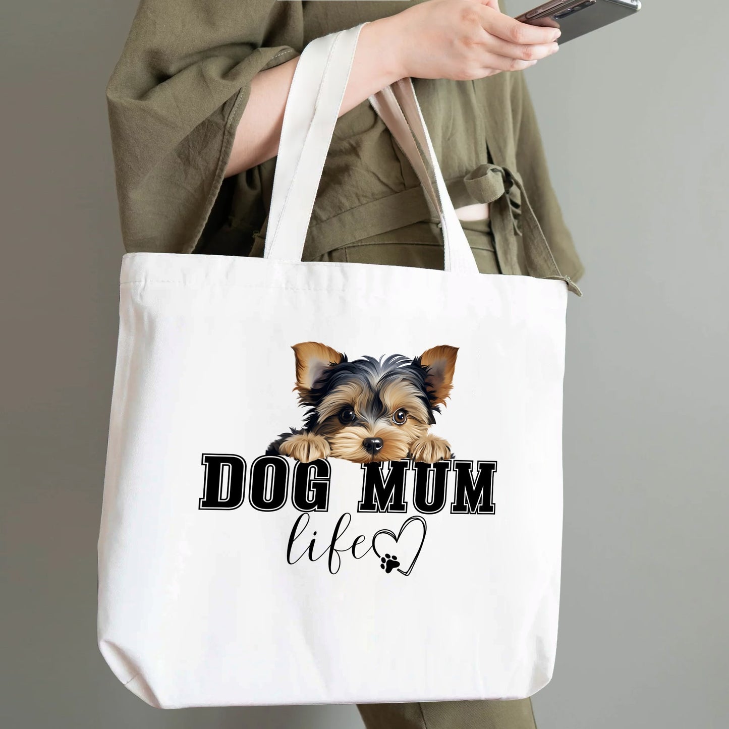 Dogs and Cats | 100% Cotton Tote Bag (Single-sided Print)