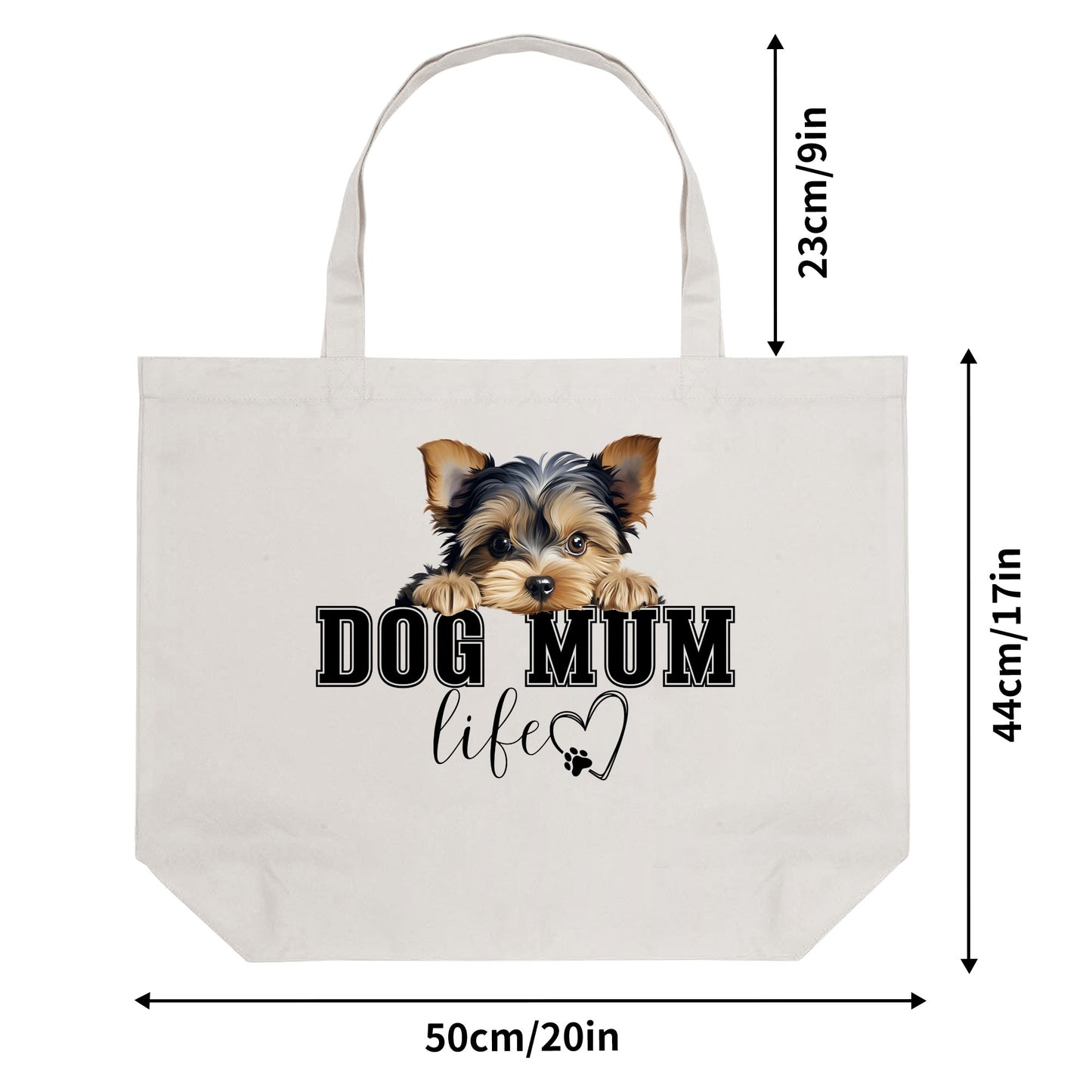 Dogs and Cats | 100% Cotton Tote Bag (Single-sided Print)