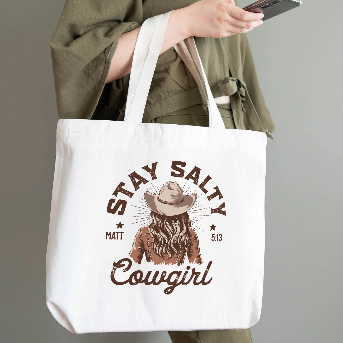 Scripture Totes | 100% Cotton Tote Bag (Single-sided Print)