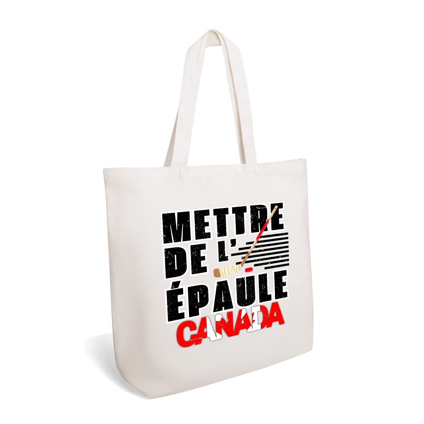 Standing Up For Canada | 100% Cotton Tote Bag (Single-sided Print)